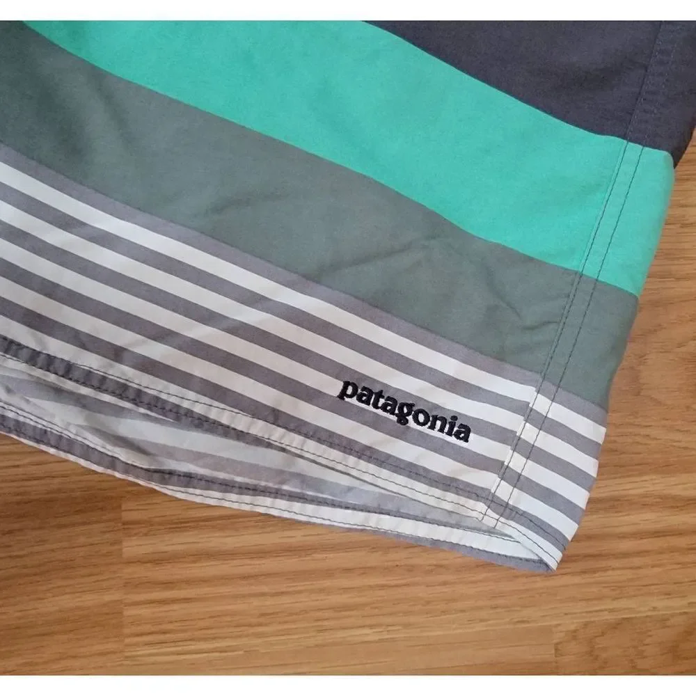 Patagonia Striped Board Swim Trunks 36